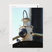 蒸気列ランプ ポストカード (正面/裏面)