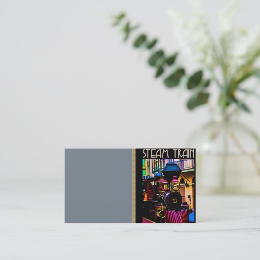 蒸気列車の名刺 名刺 (スタンド正面)