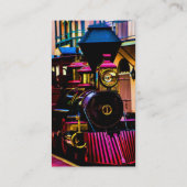 蒸気列車の名刺 名刺 (裏面)