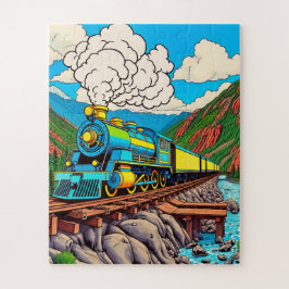 蒸気列車の旅 ジグソーパズル