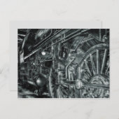 蒸気列車はがき ポストカード (正面/裏面)