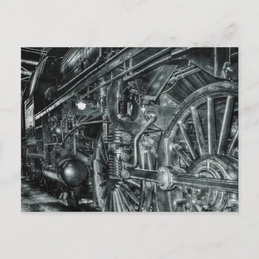 蒸気列車はがき ポストカード (正面)