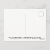 蒸気列車はがき ポストカード (裏面)