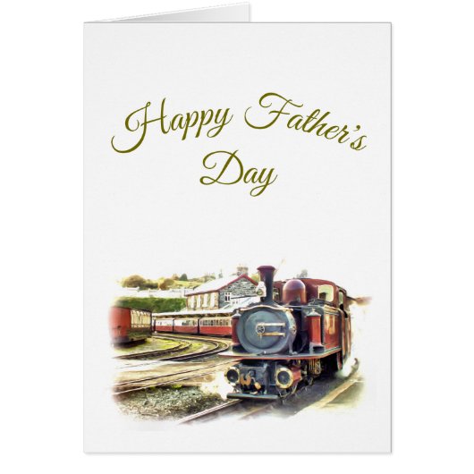 蒸気列車カード (正面)