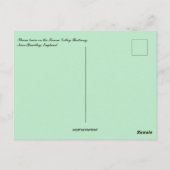 蒸気列車セブンバレー鉄道イングランド ポストカード (裏面)