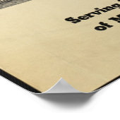 蒸気列車ヴィンテージ旅行ポスター広告レトロプリント ポスター (角)