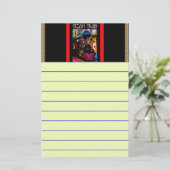 蒸気列車文房具 便箋 (スタンド正面)