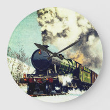 蒸気列車時計
