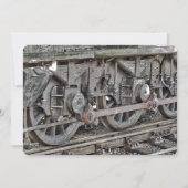 蒸気列車車輪カード (正面)