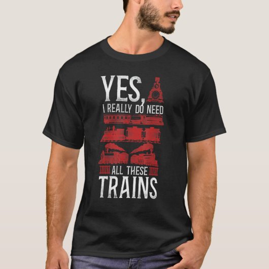 蒸気列車運転士牽引機関車ヴィンタグ Tシャツ (正面)