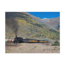 蒸気列車離れの町