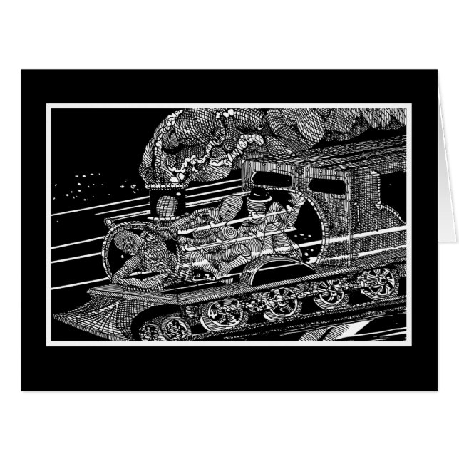 蒸気列車 (正面横)