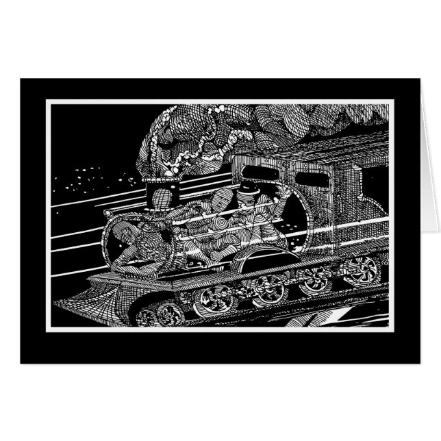 蒸気列車 (正面横)