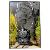 蒸気列車19 ミディアムペーパーバッグ (正面)