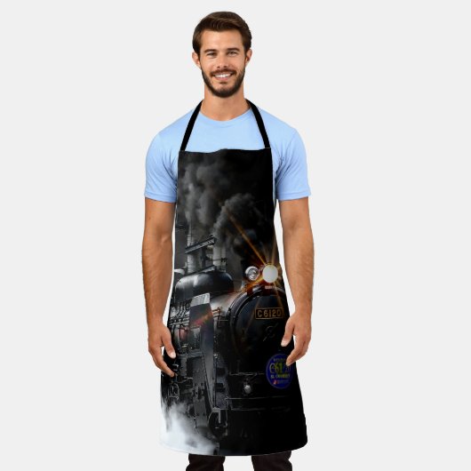 蒸気列車 エプロン (着用した状態)