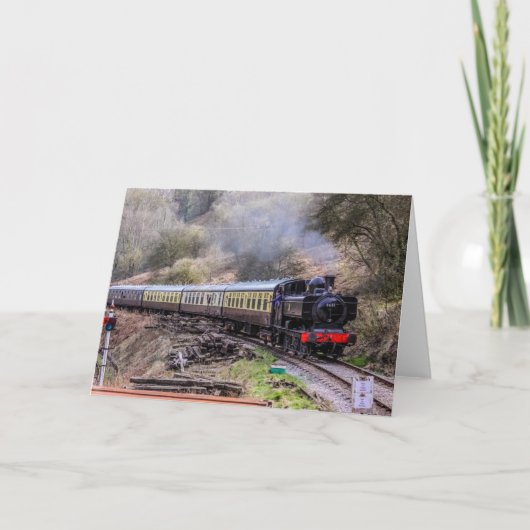 蒸気列車 カード (正面)