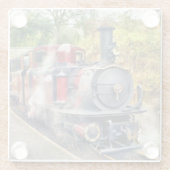 蒸気列車 ガラスコースター (裏面)