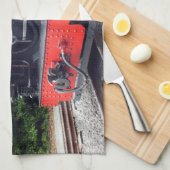 蒸気列車 キッチンタオル (四つ折り)