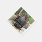 蒸気列車 スタンダードカクテルナプキン (角)