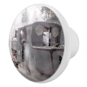 蒸気列車 セラミックノブ (右)