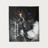 蒸気列車 タペストリー (正面)