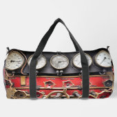 蒸気列車 ダッフルバッグ (裏面)