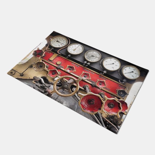 蒸気列車 ドアマット (アングル)