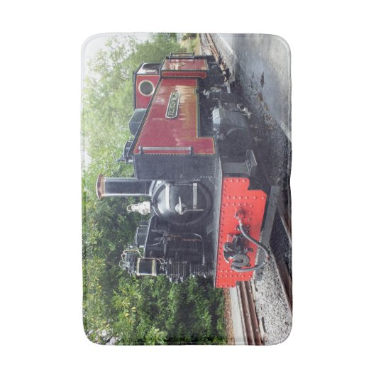 蒸気列車 バスマット (正面縦)