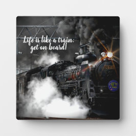 蒸気列車 フォトプラーク