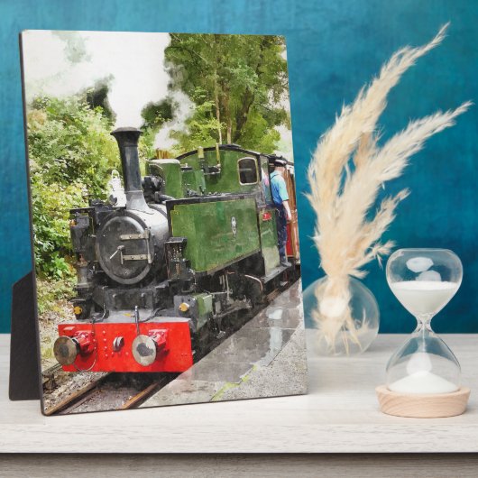 蒸気列車 フォトプラーク (側面)