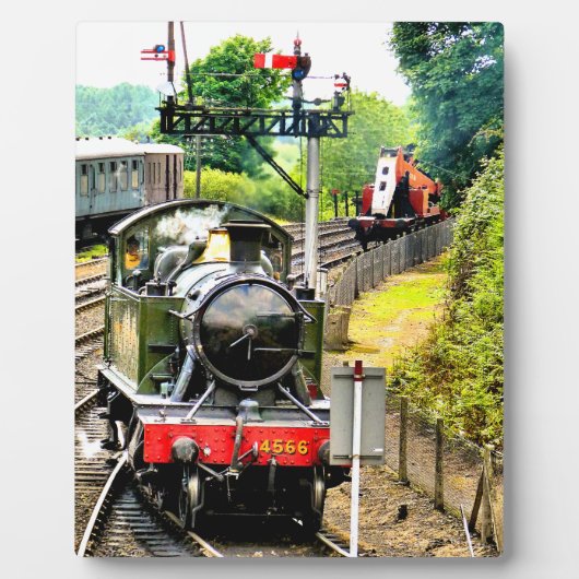 蒸気列車 フォトプラーク (正面)