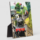 蒸気列車 フォトプラーク (側面)