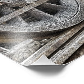 蒸気列車 フォトプリント            (角)