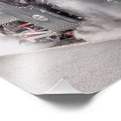 蒸気列車 フォトプリント            (角)