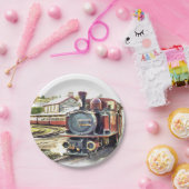 蒸気列車 ペーパープレート (パーティー)