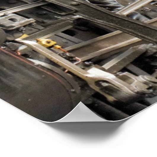 蒸気列車 ポスター (角)