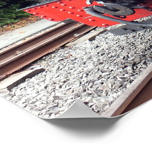 蒸気列車 ポスター (角)