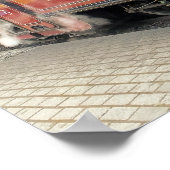 蒸気列車 ポスター (角)