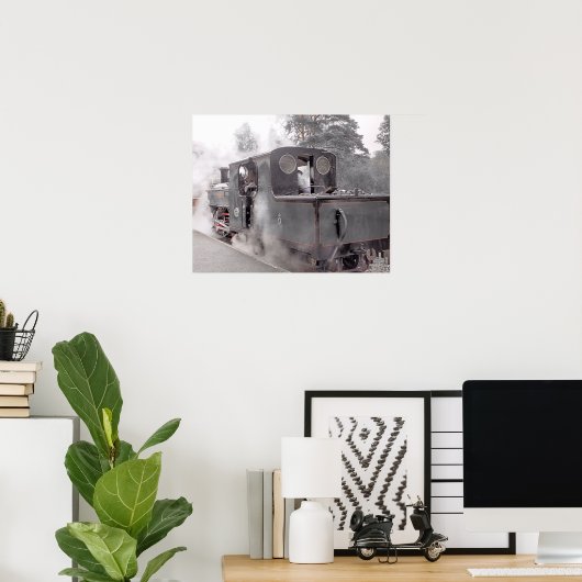 蒸気列車 ポスター (ホームオフィス)
