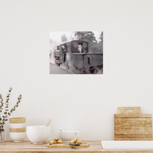 蒸気列車 ポスター (キッチン)
