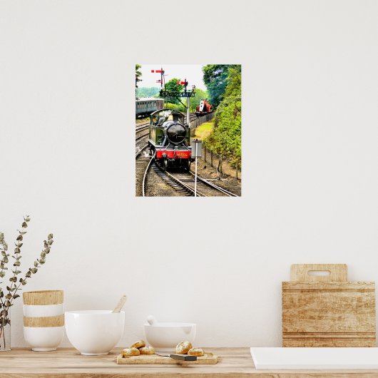 蒸気列車 ポスター (キッチン)