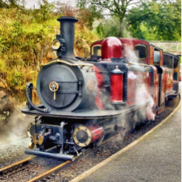 蒸気列車 ポストカード