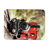蒸気列車 マグネット (横)
