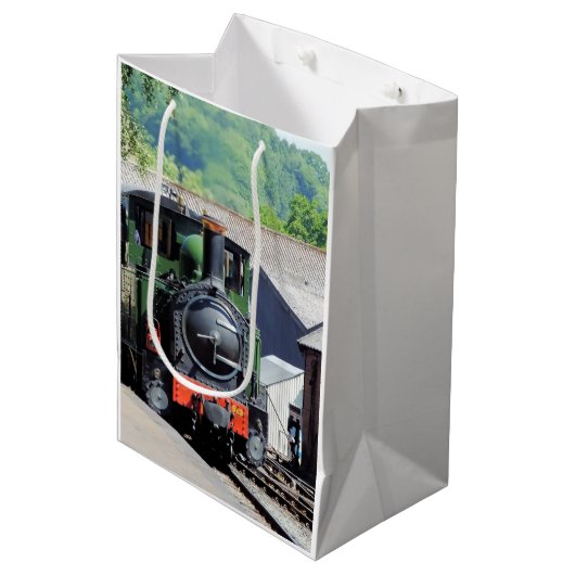 蒸気列車 ミディアムペーパーバッグ (正面アングル)