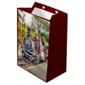 蒸気列車 ミディアムペーパーバッグ (裏面アングル)