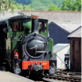 蒸気列車 ミディアムペーパーバッグ