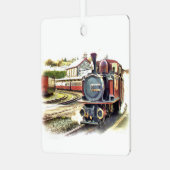 蒸気列車 メタルオーナメント (正面左)