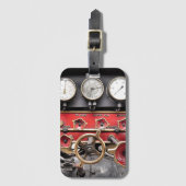 蒸気列車 ラゲッジタグ (正面縦)