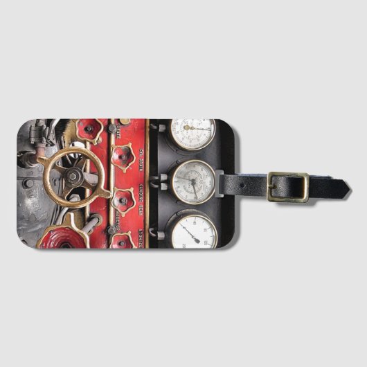 蒸気列車 ラゲッジタグ (正面横)