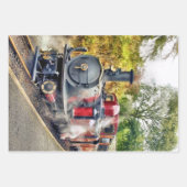 蒸気列車 ラッピングペーパーシート (正面3)